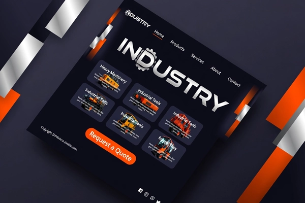 طراحی وب سایت صنعتی چه امکاناتی دارد؟