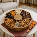 خرید اردوخوری چوبی هشت ضلعی دست ساز